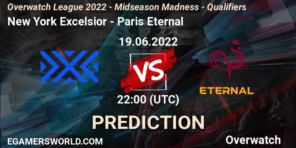 New York Excelsior - Paris Eternal: Maç tahminleri. 19.06.2022 at 22:00, Overwatch, Overwatch League 2022 - Midseason Madness - Qualifiers