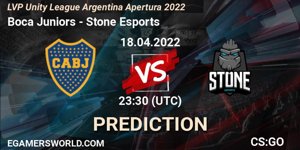 Boca Juniors - Stone Esports: Maç tahminleri. 27.04.2022 at 23:30, Counter-Strike (CS2), LVP Unity League Argentina Apertura 2022