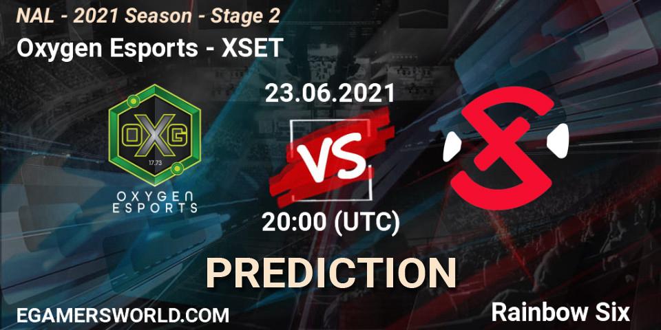 Oxygen Esports - XSET: Maç tahminleri. 23.06.2021 at 20:00, Rainbow Six, NAL - 2021 Season - Stage 2