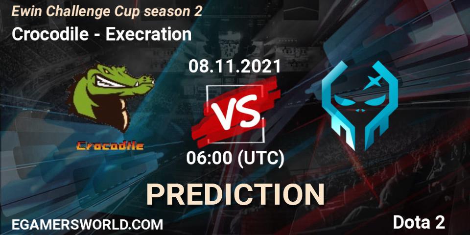 Crocodile - Execration: Maç tahminleri. 08.11.2021 at 08:38, Dota 2, Ewin Challenge Cup season 2