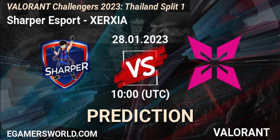 Sharper Esport - XERXIA: Maç tahminleri. 28.01.23, VALORANT, VALORANT Challengers 2023: Thailand Split 1