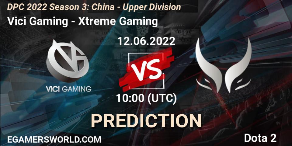 Vici Gaming - Xtreme Gaming: Maç tahminleri. 12.06.2022 at 10:15, Dota 2, DPC 2021/2022 China Tour 3: Division I