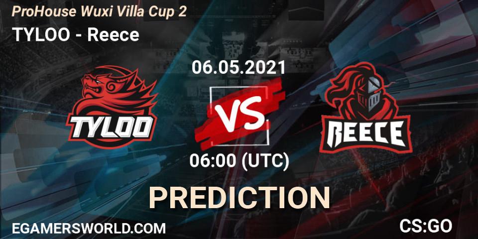 TYLOO - Reece: Maç tahminleri. 06.05.2021 at 06:30, Counter-Strike (CS2), ProHouse Wuxi Villa Cup Season 2