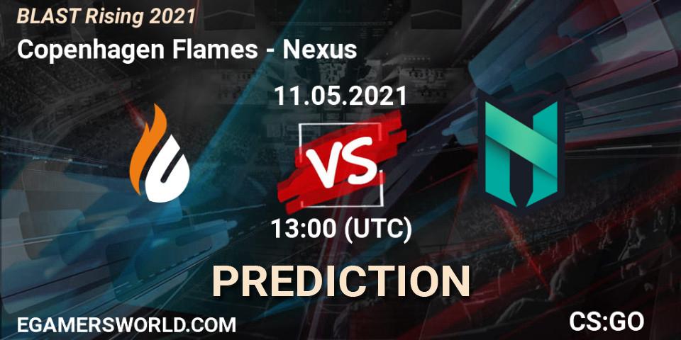Copenhagen Flames - Nexus: Maç tahminleri. 11.05.2021 at 13:00, Counter-Strike (CS2), BLAST Rising 2021
