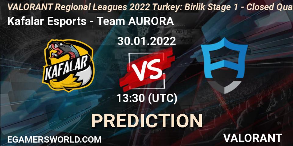 Kafalar Esports - Team AURORA: Maç tahminleri. 30.01.2022 at 14:30, VALORANT, VALORANT Regional Leagues 2022 Turkey: Birlik Stage 1 - Closed Qualifier