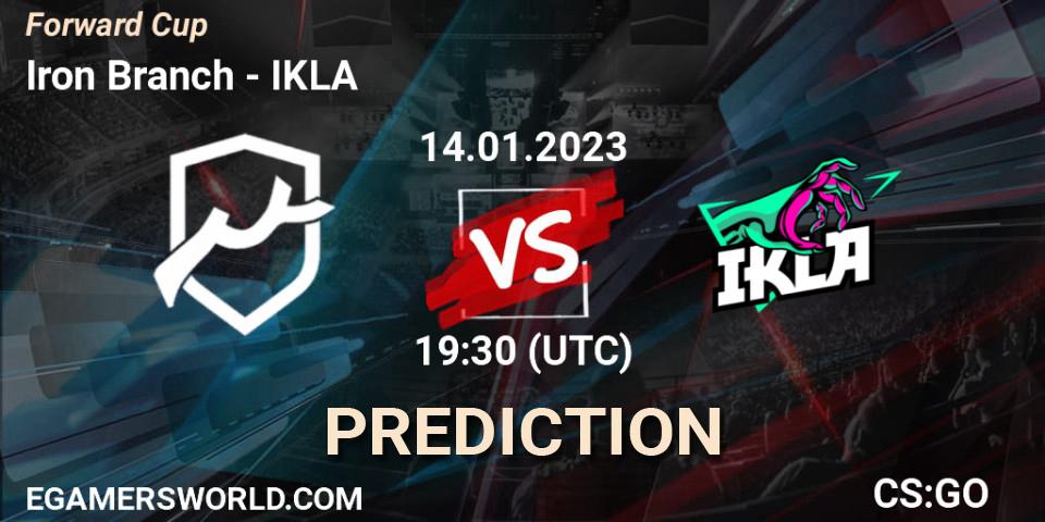 Iron Branch - IKLA: Maç tahminleri. 15.01.2023 at 19:00, Counter-Strike (CS2), Forward Cup