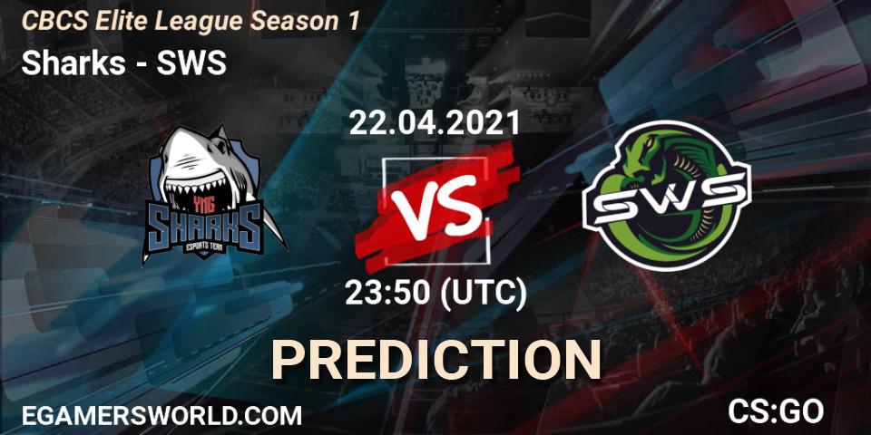Sharks - SWS: Maç tahminleri. 23.04.2021 at 23:50, Counter-Strike (CS2), CBCS Elite League Season 1
