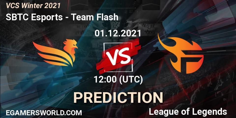 SBTC Esports - Team Flash: Maç tahminleri. 01.12.2021 at 12:00, LoL, VCS Winter 2021