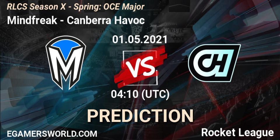 Mindfreak - Canberra Havoc: Maç tahminleri. 01.05.21, Rocket League, RLCS Season X - Spring: OCE Major