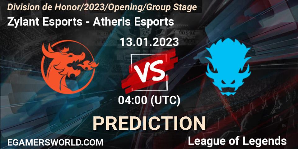 Zylant Esports - Atheris Esports: Maç tahminleri. 13.01.2023 at 04:00, LoL, División de Honor Opening 2023 - Group Stage