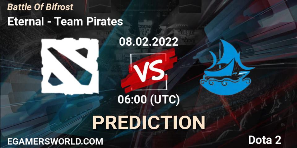 Eternal - Team Pirates: Maç tahminleri. 08.02.2022 at 06:00, Dota 2, Battle Of Bifrost