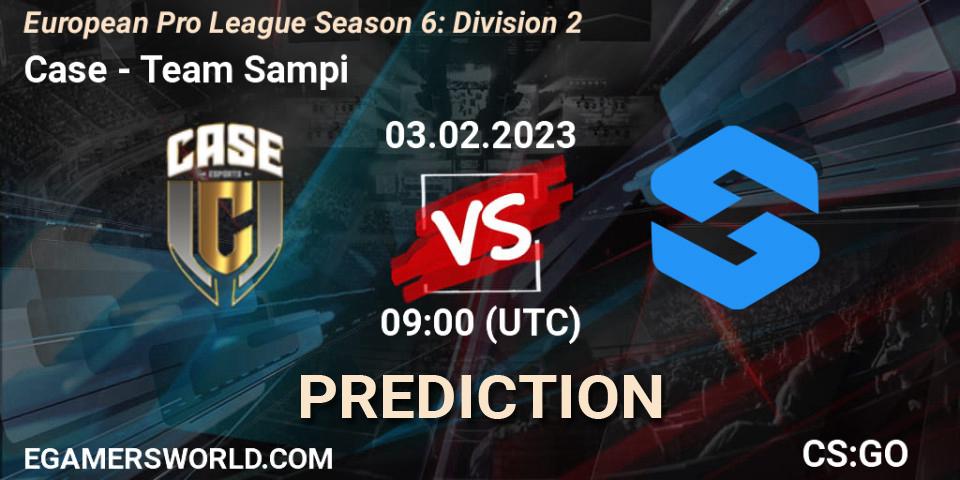 Case - Team Sampi: Maç tahminleri. 07.02.23, CS2 (CS:GO), European Pro League Season 6: Division 2