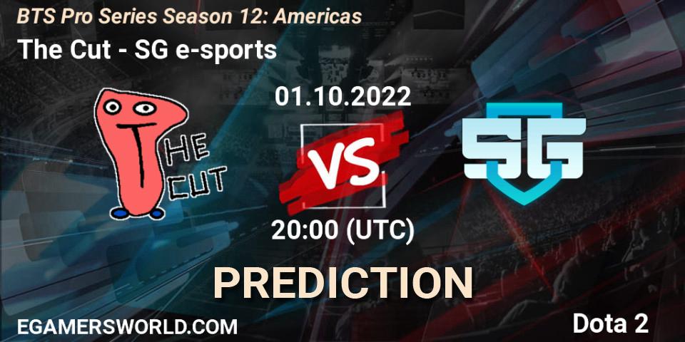 The Cut - SG e-sports: Maç tahminleri. 01.10.22, Dota 2, BTS Pro Series Season 12: Americas