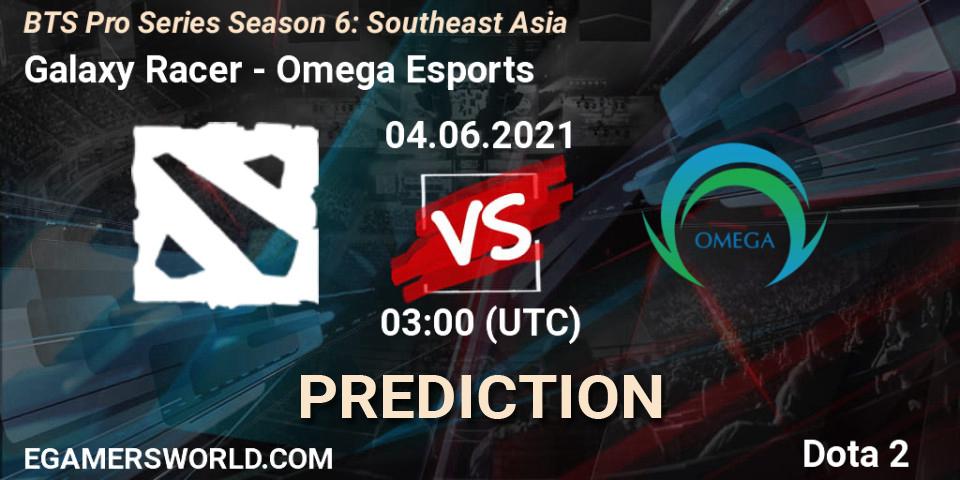 Galaxy Racer - Omega Esports: Maç tahminleri. 04.06.2021 at 03:04, Dota 2, BTS Pro Series Season 6: Southeast Asia