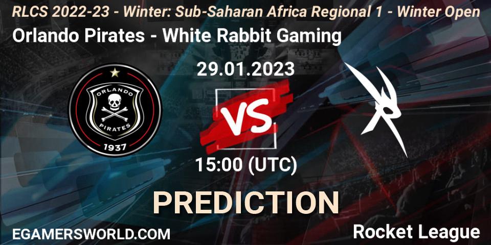 Orlando Pirates - White Rabbit Gaming: Maç tahminleri. 29.01.2023 at 15:00, Rocket League, RLCS 2022-23 - Winter: Sub-Saharan Africa Regional 1 - Winter Open