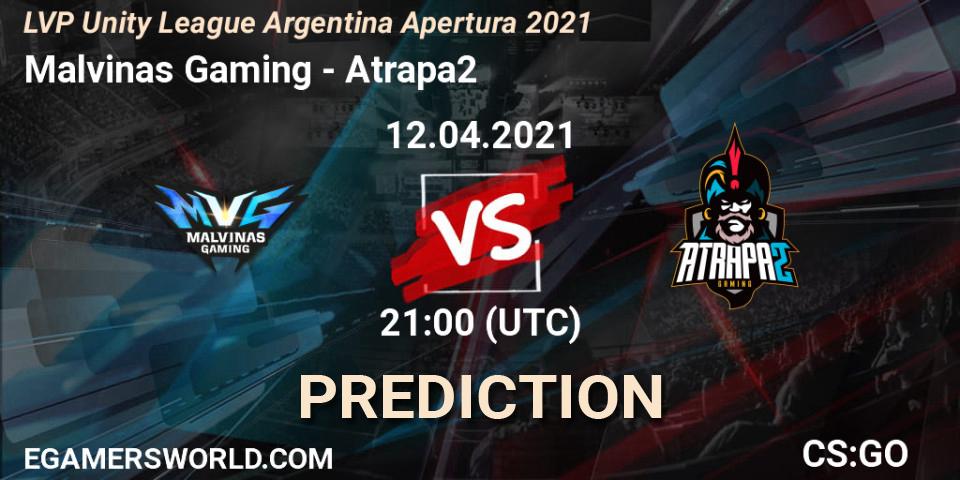 Malvinas Gaming - Atrapa2: Maç tahminleri. 12.04.21, CS2 (CS:GO), LVP Unity League Argentina Apertura 2021