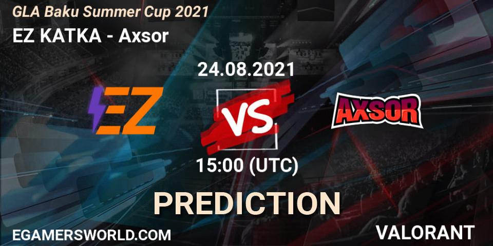 EZ KATKA - Axsor: Maç tahminleri. 24.08.2021 at 15:00, VALORANT, GLA Baku Summer Cup 2021