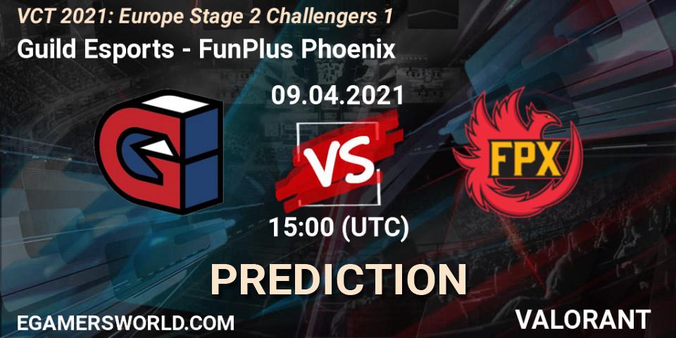 Guild Esports - FunPlus Phoenix: Maç tahminleri. 09.04.2021 at 15:00, VALORANT, VCT 2021: Europe Stage 2 Challengers 1