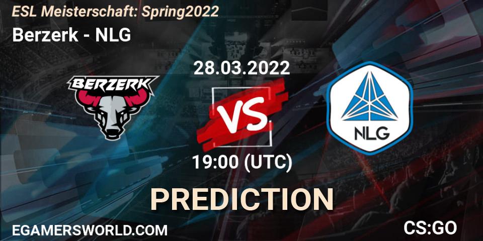 Berzerk - NLG: Maç tahminleri. 28.03.22, CS2 (CS:GO), ESL Meisterschaft: Spring 2022