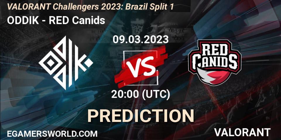 ODDIK - RED Canids: Maç tahminleri. 09.03.2023 at 20:15, VALORANT, VALORANT Challengers 2023: Brazil Split 1
