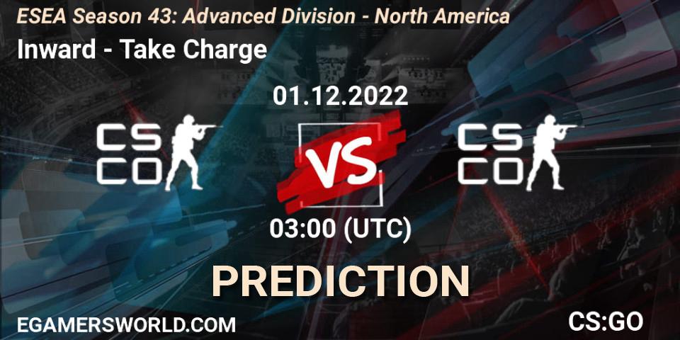Inward - Take Charge: Maç tahminleri. 01.12.22, CS2 (CS:GO), ESEA Season 43: Advanced Division - North America