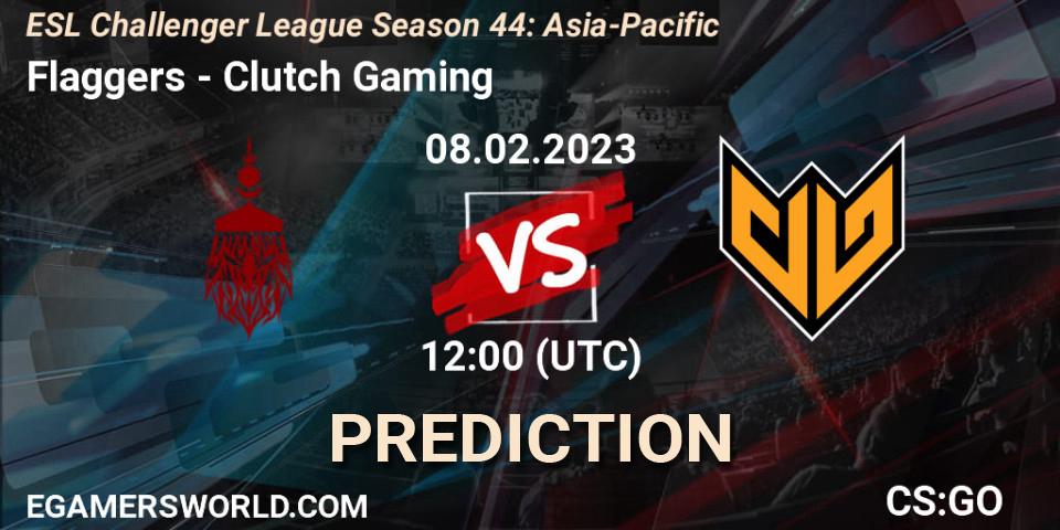 Flaggers - Clutch Gaming: Maç tahminleri. 08.02.23, CS2 (CS:GO), ESL Challenger League Season 44: Asia-Pacific
