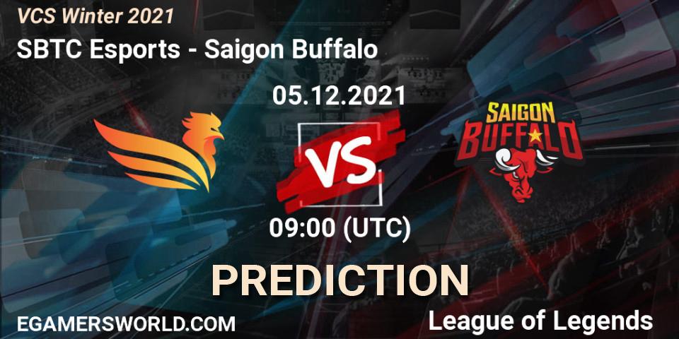 SBTC Esports - Saigon Buffalo: Maç tahminleri. 05.12.2021 at 09:00, LoL, VCS Winter 2021