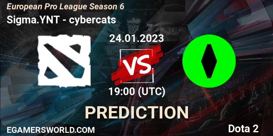 Sigma.YNT - cybercats: Maç tahminleri. 24.01.2023 at 18:57, Dota 2, European Pro League Season 6