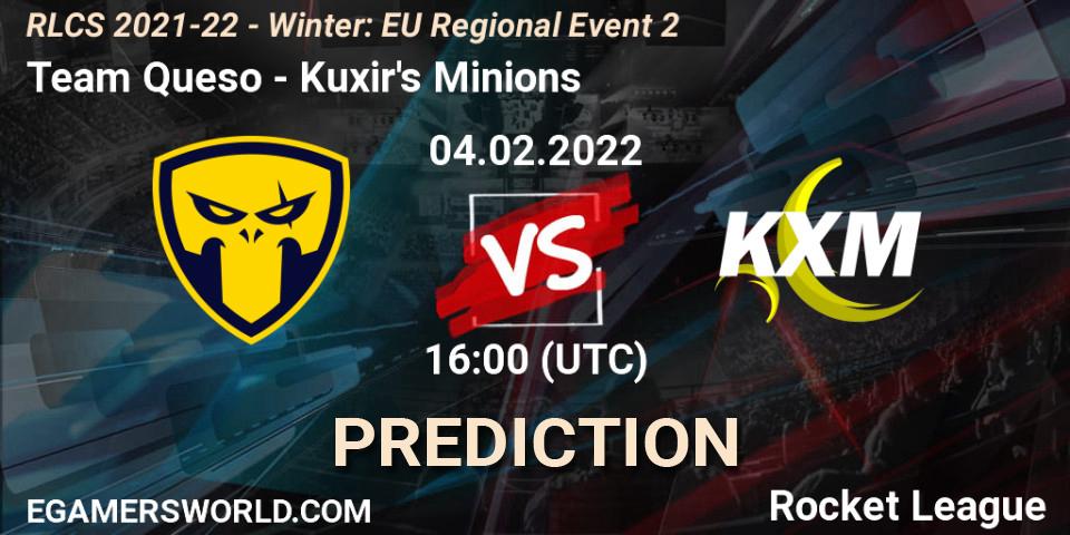 Team Queso - Kuxir's Minions: Maç tahminleri. 04.02.2022 at 16:00, Rocket League, RLCS 2021-22 - Winter: EU Regional Event 2