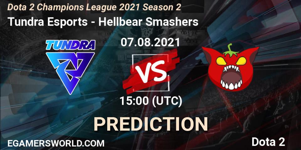 Tundra Esports - Hellbear Smashers: Maç tahminleri. 07.08.2021 at 15:01, Dota 2, Dota 2 Champions League 2021 Season 2