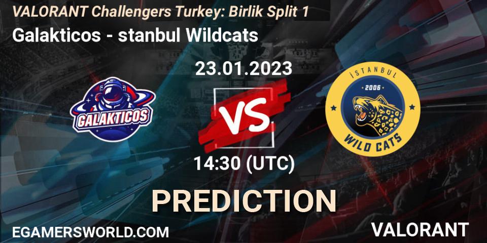 Galakticos - İstanbul Wildcats: Maç tahminleri. 23.01.2023 at 14:45, VALORANT, VALORANT Challengers 2023 Turkey: Birlik Split 1