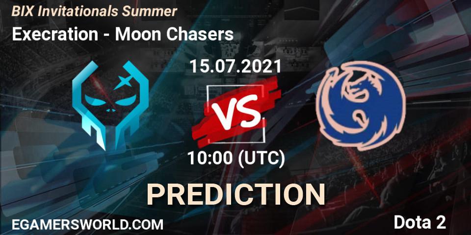 Execration - Moon Chasers: Maç tahminleri. 15.07.2021 at 10:37, Dota 2, BIX Invitationals Summer