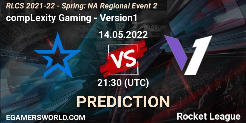 compLexity Gaming - Version1: Maç tahminleri. 14.05.22, Rocket League, RLCS 2021-22 - Spring: NA Regional Event 2