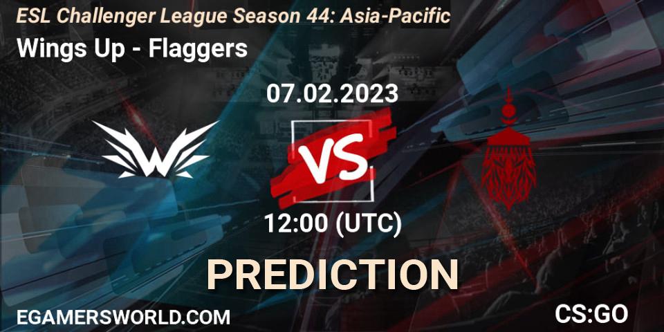 Wings Up - Flaggers: Maç tahminleri. 07.02.23, CS2 (CS:GO), ESL Challenger League Season 44: Asia-Pacific