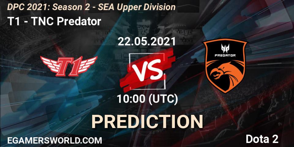 T1 - TNC Predator: Maç tahminleri. 22.05.2021 at 09:37, Dota 2, DPC 2021: Season 2 - SEA Upper Division