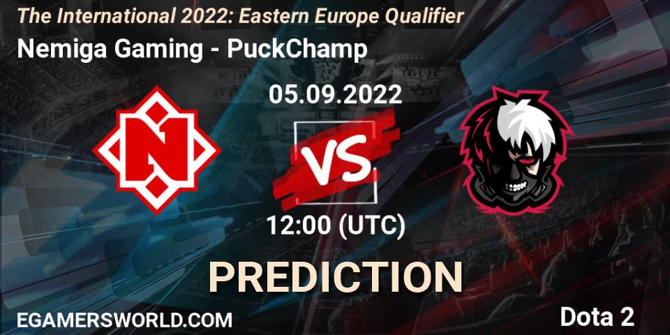 Nemiga Gaming - PuckChamp: Maç tahminleri. 05.09.22, Dota 2, The International 2022: Eastern Europe Qualifier