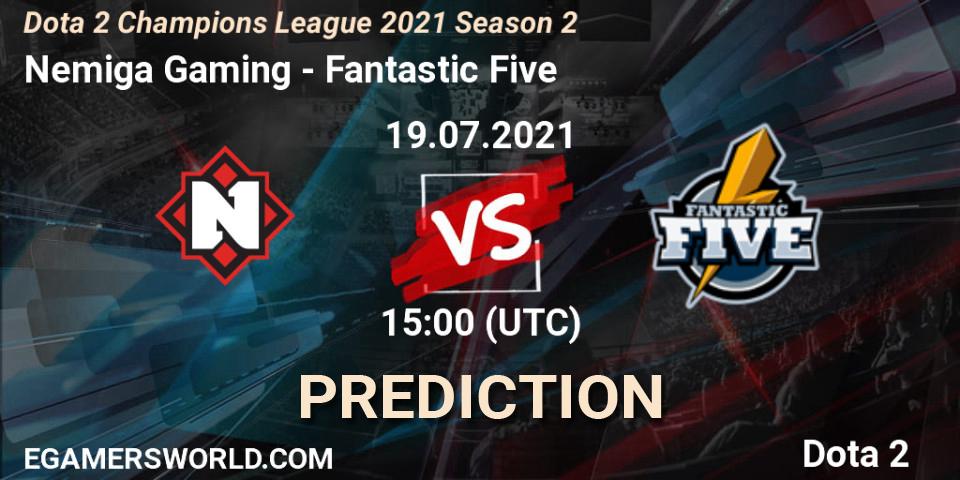 Nemiga Gaming - Fantastic Five: Maç tahminleri. 19.07.2021 at 17:01, Dota 2, Dota 2 Champions League 2021 Season 2