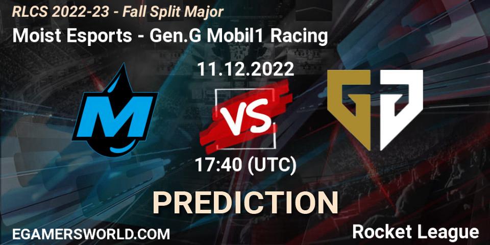 Moist Esports - Gen.G Mobil1 Racing: Maç tahminleri. 11.12.2022 at 17:45, Rocket League, RLCS 2022-23 - Fall Split Major