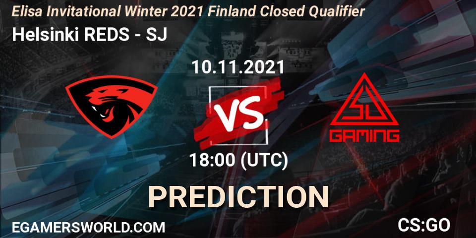 Helsinki REDS - SJ: Maç tahminleri. 10.11.21, CS2 (CS:GO), Elisa Invitational Winter 2021 Finland Closed Qualifier