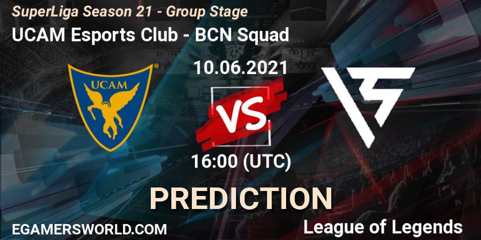 UCAM Esports Club - BCN Squad: Maç tahminleri. 10.06.2021 at 16:00, LoL, SuperLiga Season 21 - Group Stage 