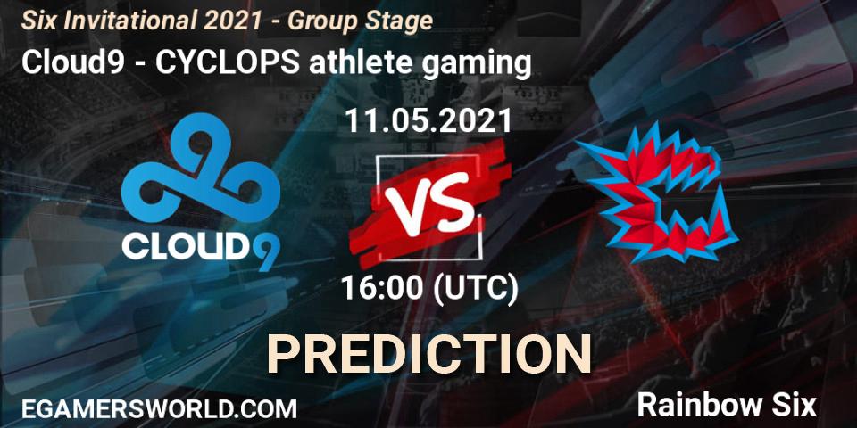 Cloud9 - CYCLOPS athlete gaming: Maç tahminleri. 11.05.2021 at 15:00, Rainbow Six, Six Invitational 2021 - Group Stage