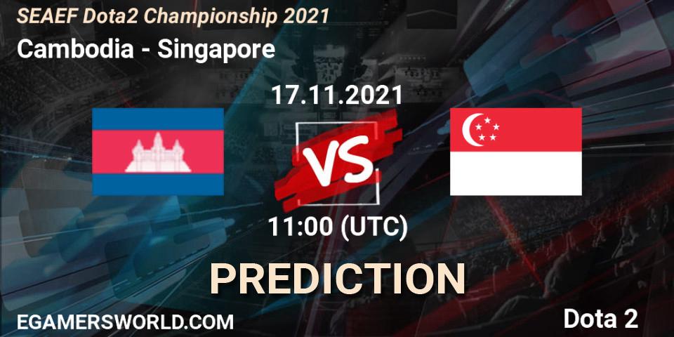 Team Cambodia - Team Singapore: Maç tahminleri. 17.11.2021 at 11:56, Dota 2, SEAEF Dota2 Championship 2021