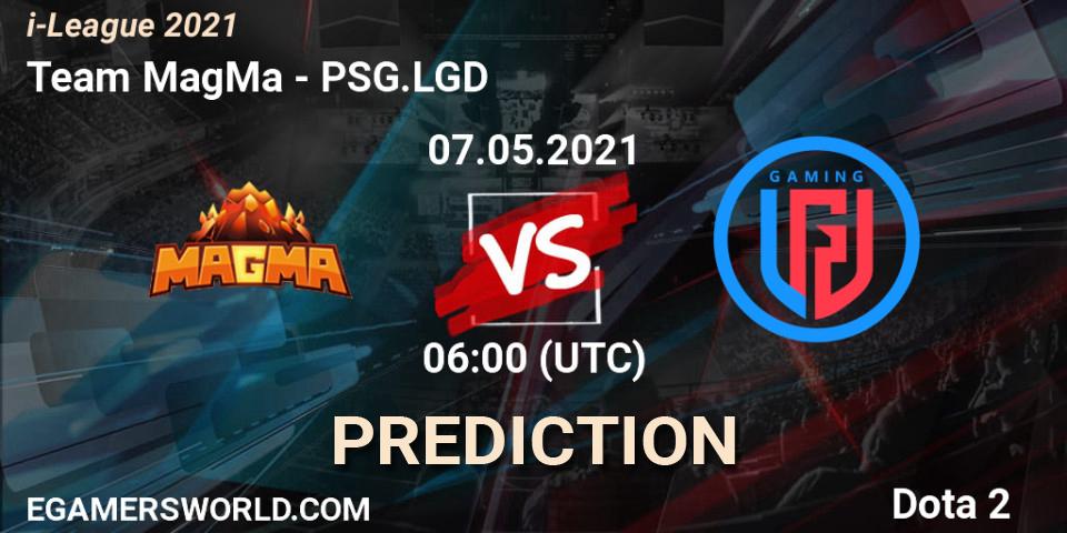 Team MagMa - PSG.LGD: Maç tahminleri. 07.05.2021 at 06:01, Dota 2, i-League 2021 Season 1
