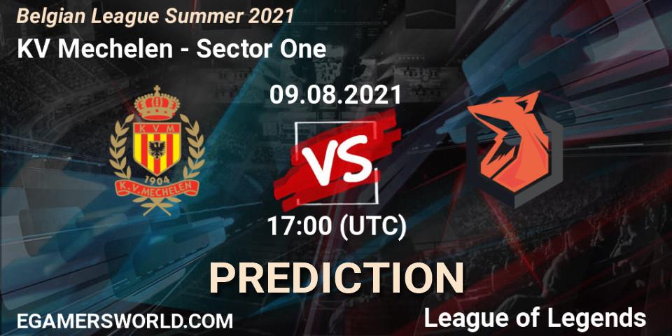KV Mechelen - Sector One: Maç tahminleri. 09.08.2021 at 17:00, LoL, Belgian League Summer 2021