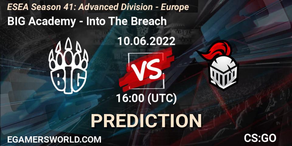 BIG Academy - Into The Breach: Maç tahminleri. 10.06.2022 at 16:00, Counter-Strike (CS2), ESEA Season 41: Advanced Division - Europe