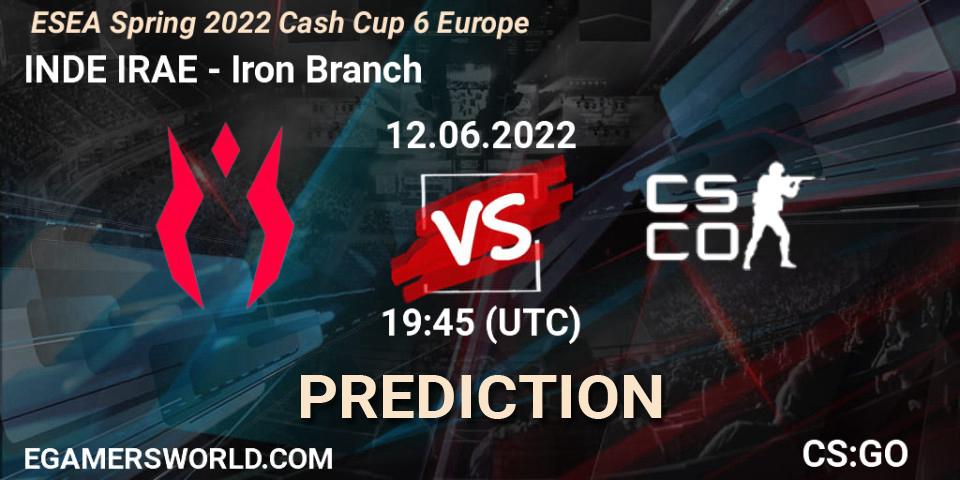 INDE IRAE - Iron Branch: Maç tahminleri. 12.06.2022 at 19:45, Counter-Strike (CS2), ESEA Cash Cup: Europe - Spring 2022 #6