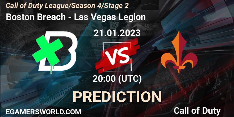 Boston Breach - Las Vegas Legion: Maç tahminleri. 21.01.2023 at 20:00, Call of Duty, Call of Duty League 2023: Stage 2 Major Qualifiers