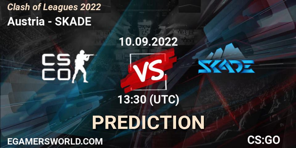 Austria - SKADE: Maç tahminleri. 10.09.2022 at 13:30, Counter-Strike (CS2), Clash of Leagues 2022