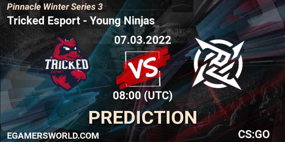 Tricked Esport - Young Ninjas: Maç tahminleri. 07.03.2022 at 08:00, Counter-Strike (CS2), Pinnacle Winter Series 3