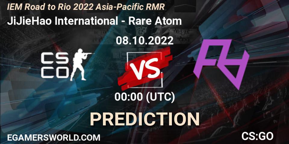 JiJieHao International - Rare Atom: Maç tahminleri. 08.10.2022 at 00:00, Counter-Strike (CS2), IEM Road to Rio 2022 Asia-Pacific RMR